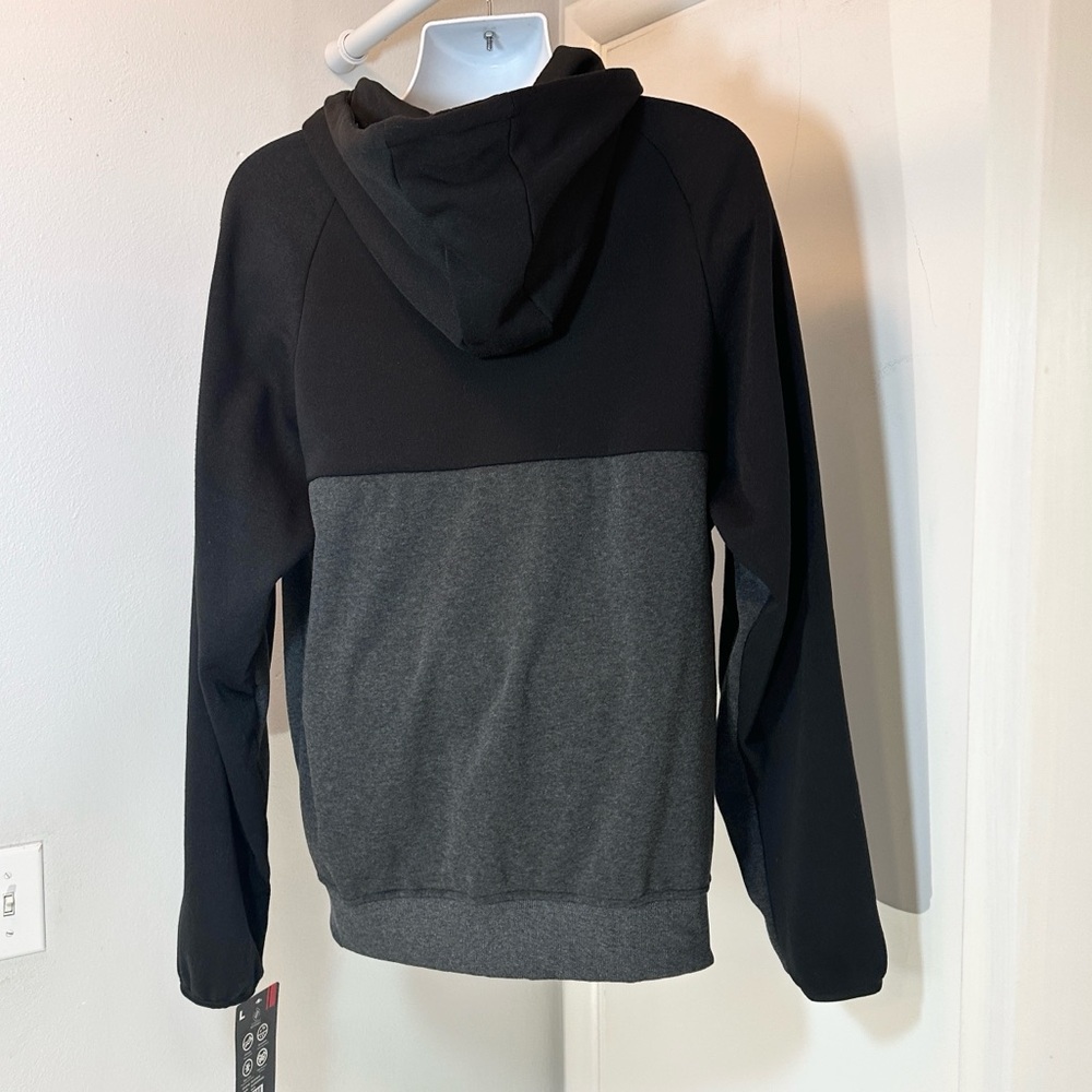 Cougar Sport Performance Black & Grey Fleece Hoodie XXL NWT - Picture 4 of 16